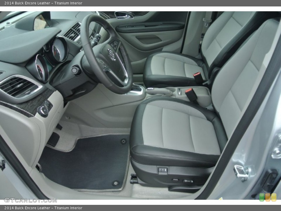 Titanium Interior Front Seat for the 2014 Buick Encore Leather #87436079