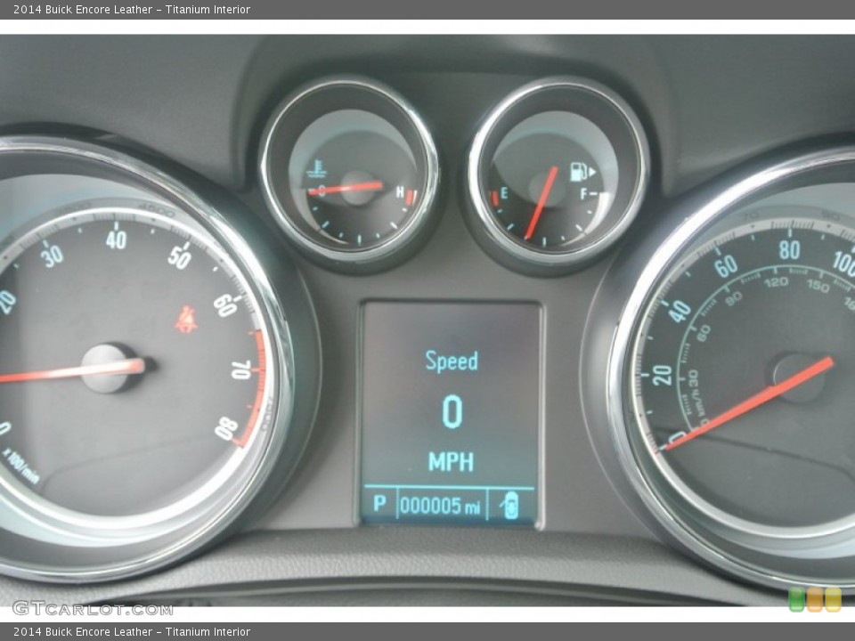 Titanium Interior Gauges for the 2014 Buick Encore Leather #87436223