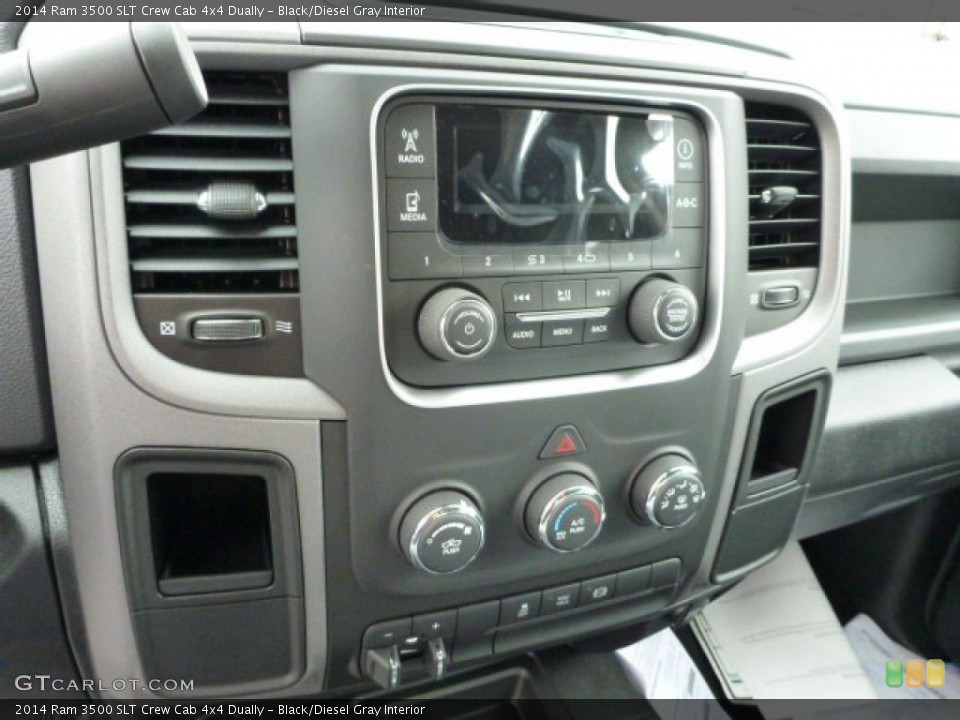 Black/Diesel Gray Interior Controls for the 2014 Ram 3500 SLT Crew Cab 4x4 Dually #87437213