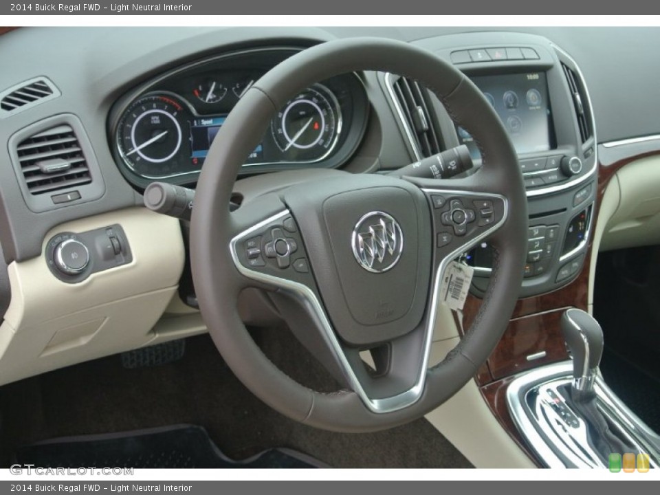 Light Neutral Interior Steering Wheel for the 2014 Buick Regal FWD #87438501