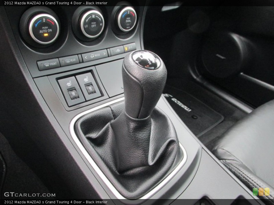 Black Interior Transmission for the 2012 Mazda MAZDA3 s Grand Touring 4 Door #87438779