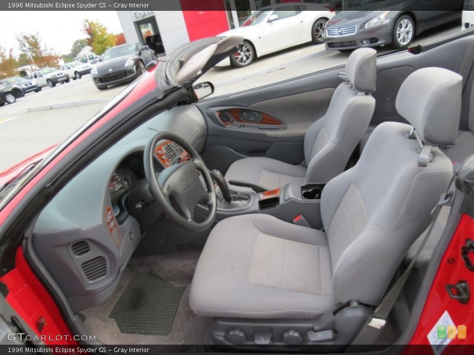 Gray Interior Front Seat for the 1996 Mitsubishi Eclipse Spyder GS #87439444