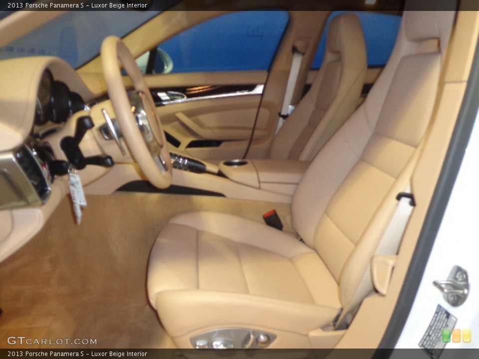 Luxor Beige Interior Front Seat for the 2013 Porsche Panamera S #87439934