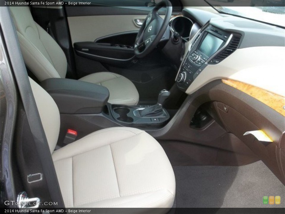 Beige Interior Front Seat for the 2014 Hyundai Santa Fe Sport AWD #87441332