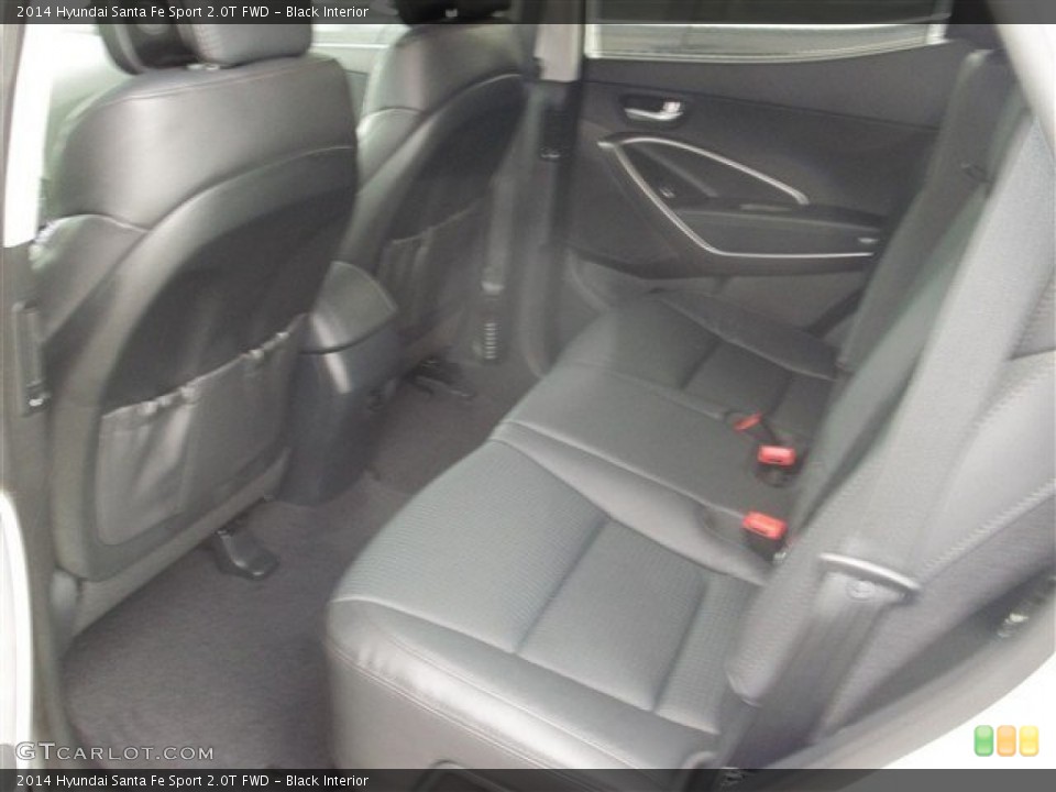 Black Interior Rear Seat for the 2014 Hyundai Santa Fe Sport 2.0T FWD #87442334
