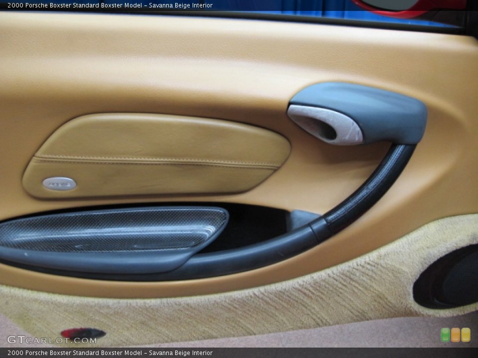 Savanna Beige Interior Door Panel for the 2000 Porsche Boxster  #87442546