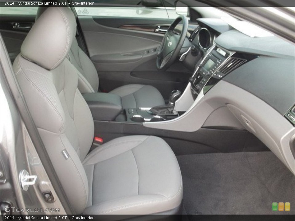 Gray Interior Front Seat for the 2014 Hyundai Sonata Limited 2.0T #87442711