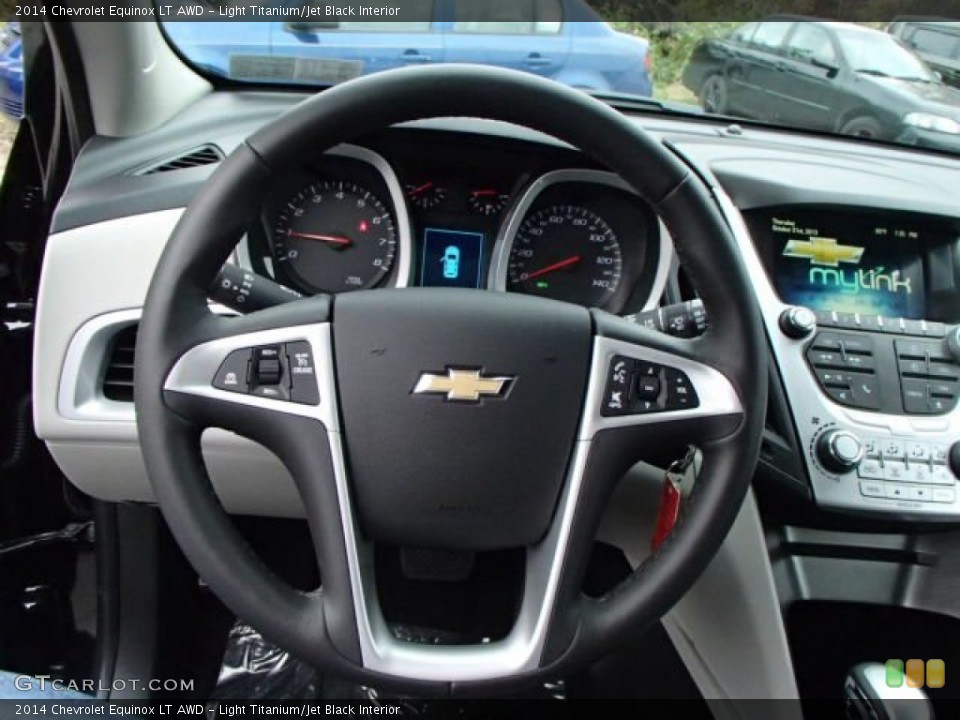 Light Titanium/Jet Black Interior Steering Wheel for the 2014 Chevrolet Equinox LT AWD #87442814