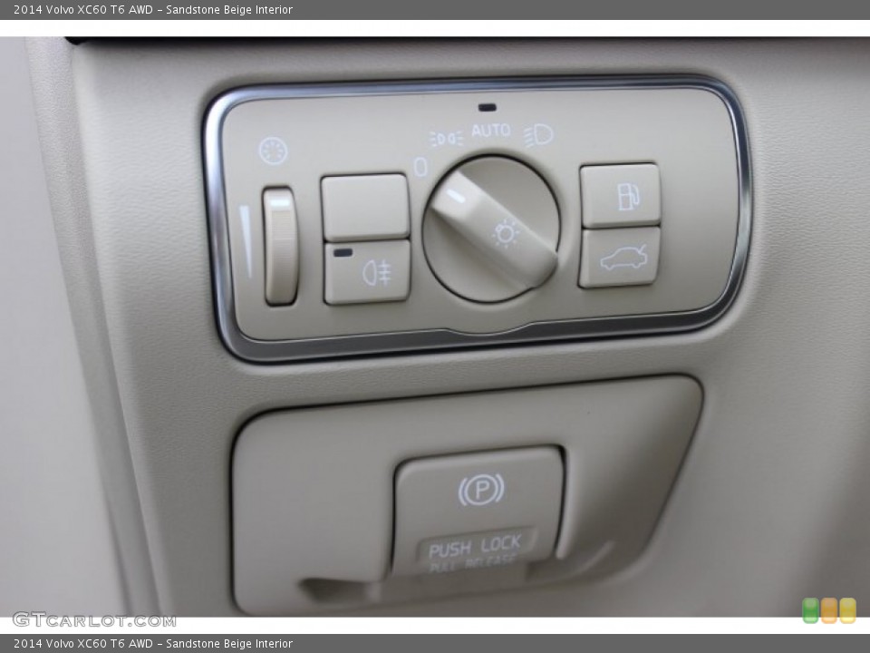 Sandstone Beige Interior Controls for the 2014 Volvo XC60 T6 AWD #87442991