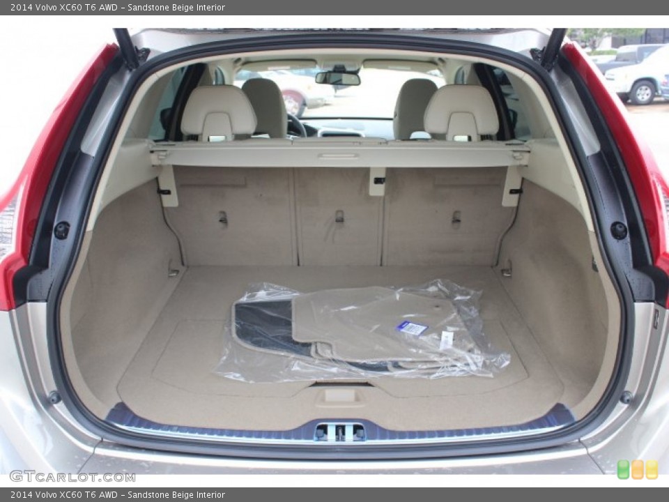 Sandstone Beige Interior Trunk for the 2014 Volvo XC60 T6 AWD #87443132