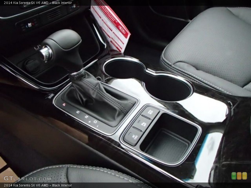 Black Interior Transmission for the 2014 Kia Sorento SX V6 AWD #87443660