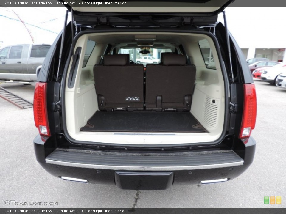 Cocoa/Light Linen Interior Trunk for the 2013 Cadillac Escalade ESV Platinum AWD #87446327