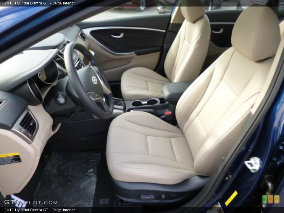 Beige Interior Front Seat for the 2013 Hyundai Elantra GT #87449087