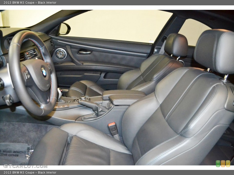 Black Interior Front Seat for the 2013 BMW M3 Coupe #87449996