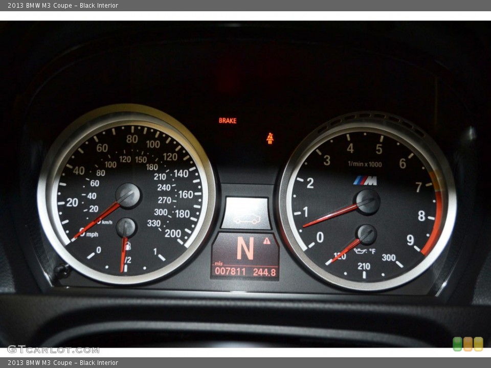 Black Interior Gauges for the 2013 BMW M3 Coupe #87450251