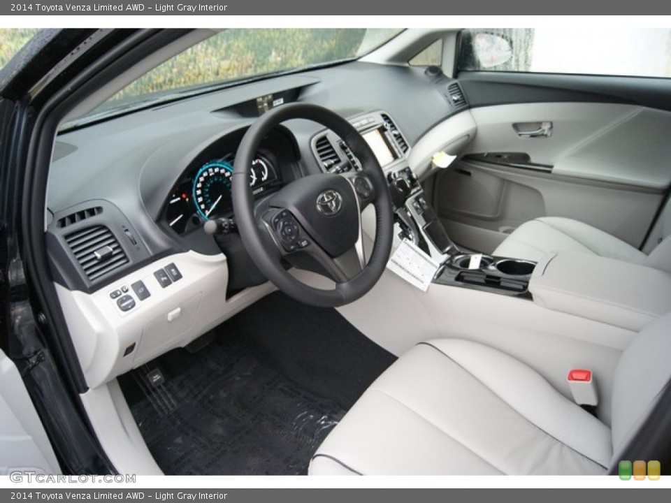 Light Gray Interior Prime Interior For The 2014 Toyota Venza