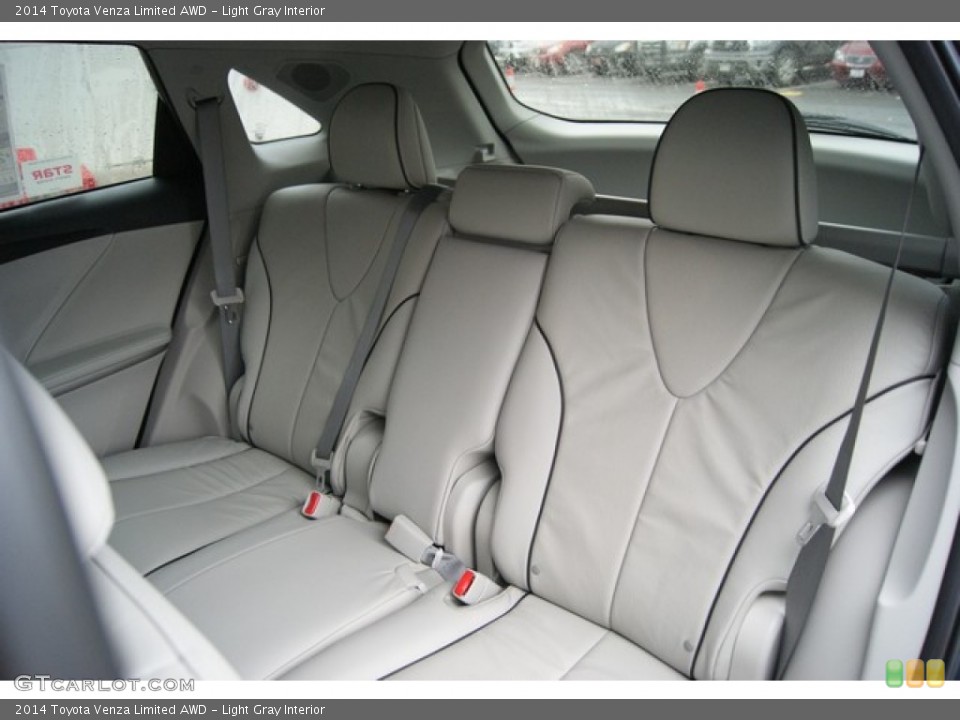 Light Gray Interior Rear Seat for the 2014 Toyota Venza Limited AWD #87451412
