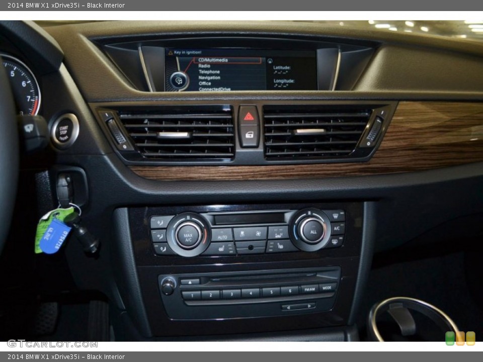 Black Interior Controls for the 2014 BMW X1 xDrive35i #87452519