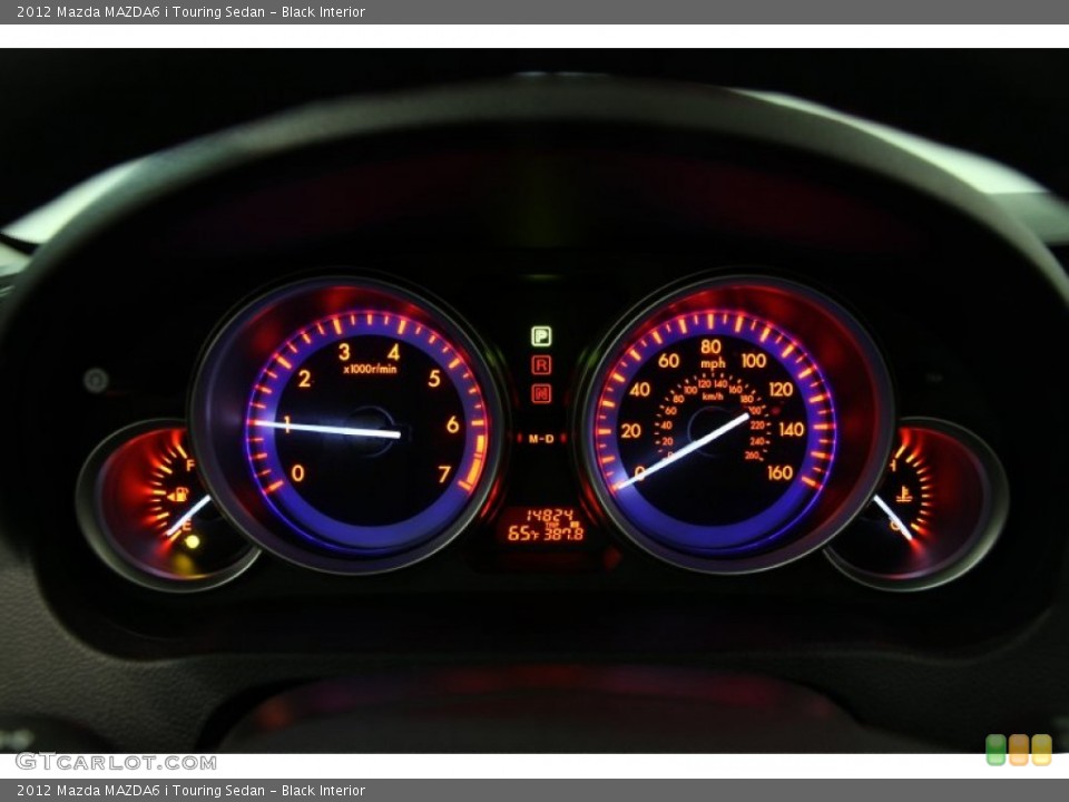 Black Interior Gauges for the 2012 Mazda MAZDA6 i Touring Sedan #87452732