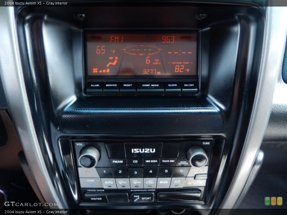 Gray Interior Controls for the 2004 Isuzu Axiom XS #87453131