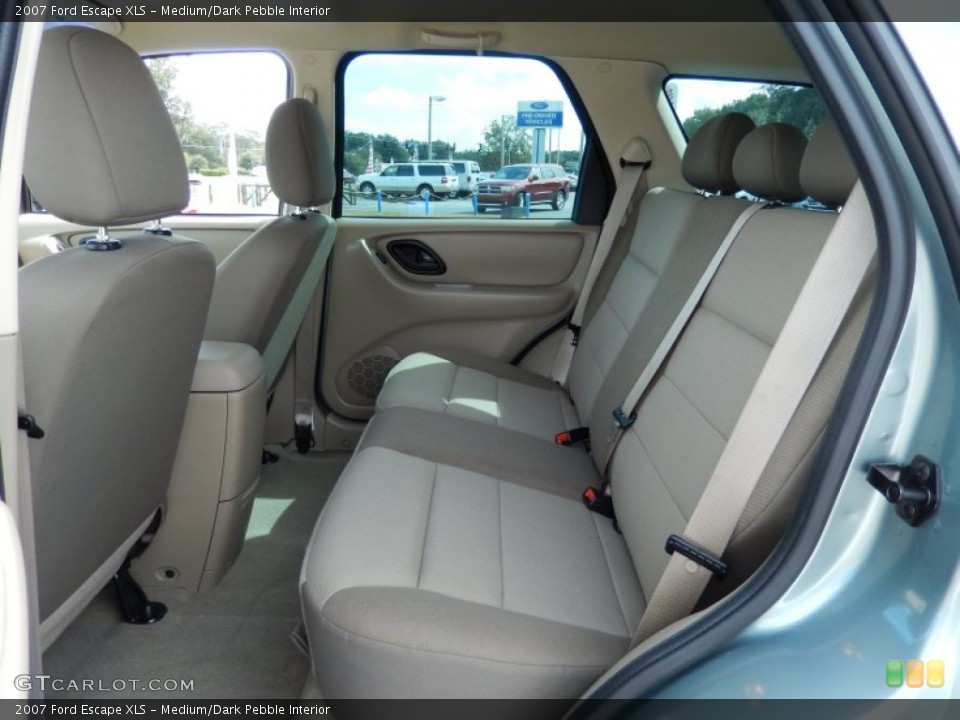 Medium/Dark Pebble Interior Rear Seat for the 2007 Ford Escape XLS #87453857