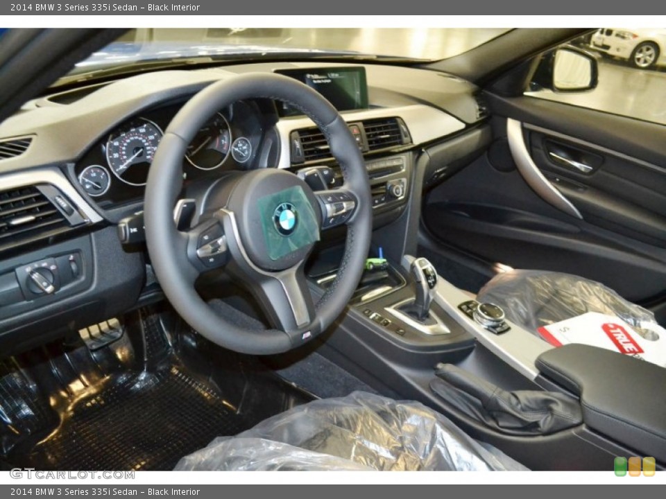 Black Interior Prime Interior for the 2014 BMW 3 Series 335i Sedan #87454172