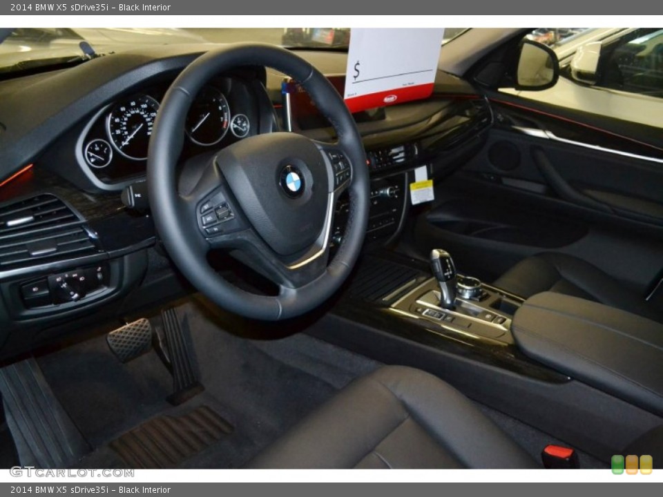 Black Interior Prime Interior for the 2014 BMW X5 sDrive35i #87455183
