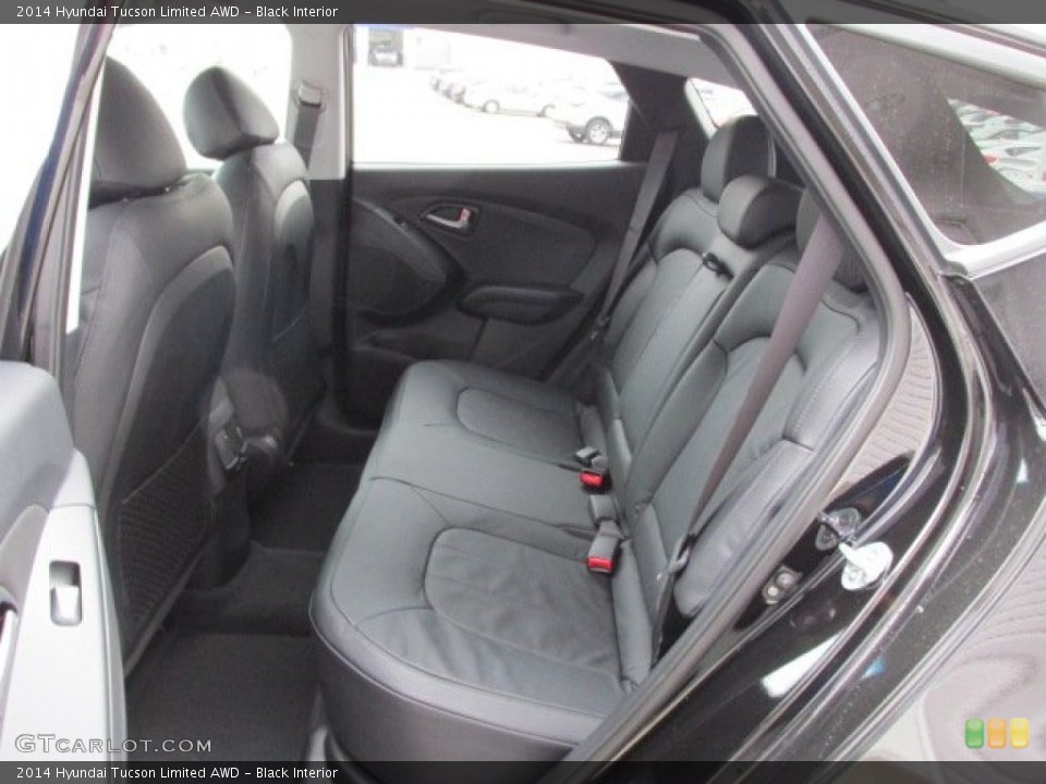 Black Interior Rear Seat for the 2014 Hyundai Tucson Limited AWD #87455972
