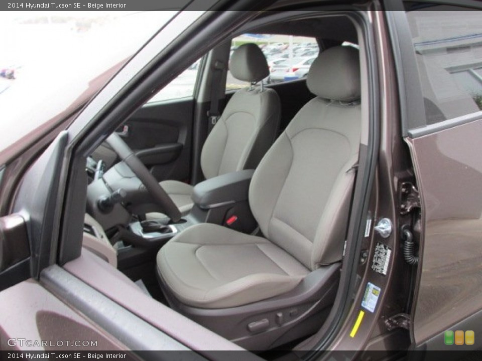 Beige Interior Front Seat for the 2014 Hyundai Tucson SE #87456038