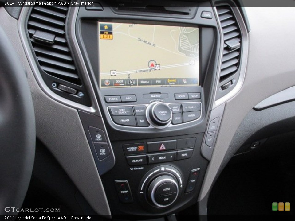 Gray Interior Controls for the 2014 Hyundai Santa Fe Sport AWD #87456758