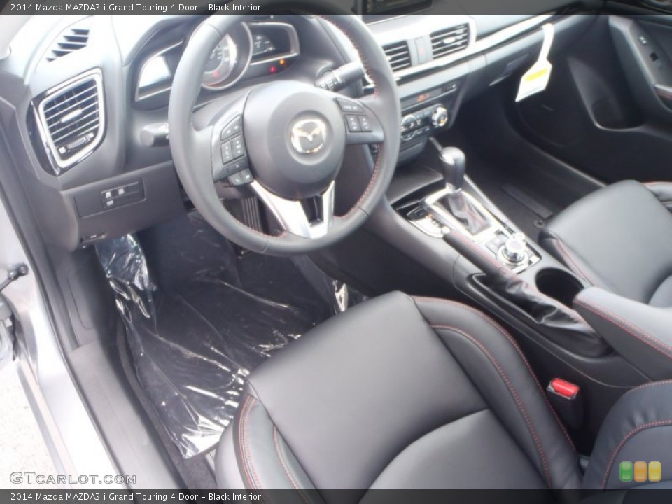 Black Interior Prime Interior for the 2014 Mazda MAZDA3 i Grand Touring 4 Door #87461615
