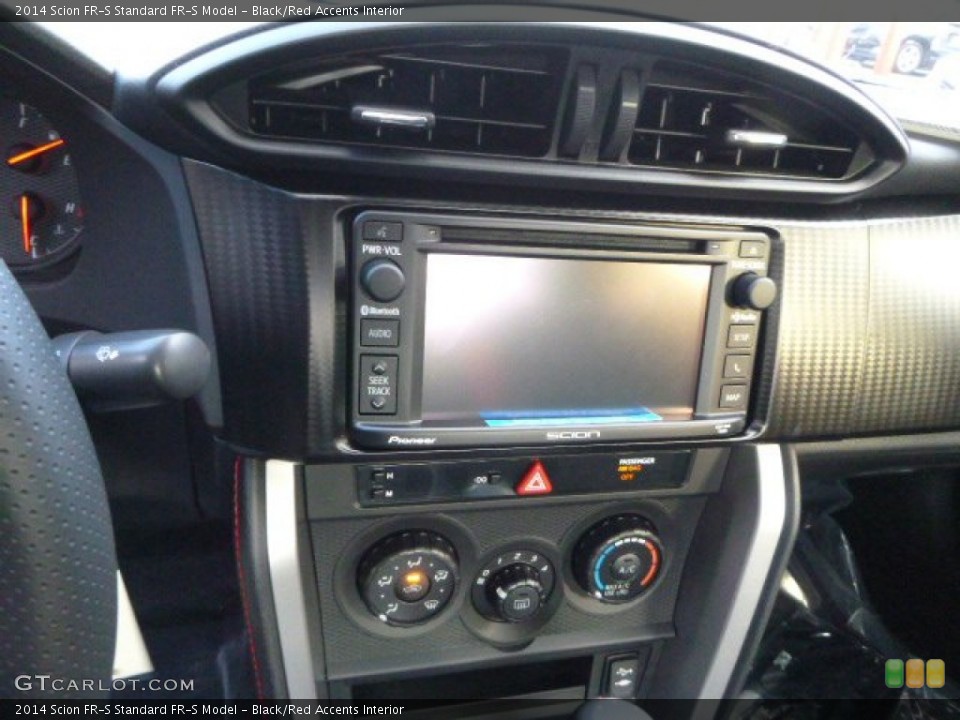 Black/Red Accents Interior Controls for the 2014 Scion FR-S  #87465446