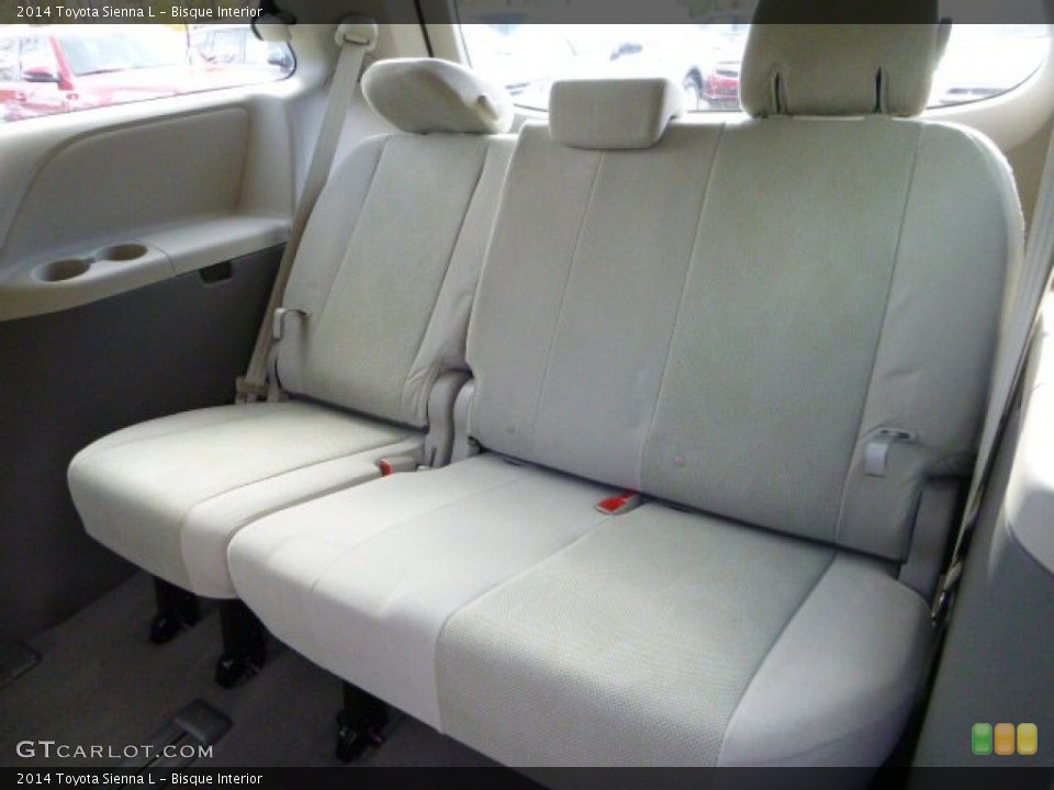 Bisque Interior Rear Seat for the 2014 Toyota Sienna L #87466273