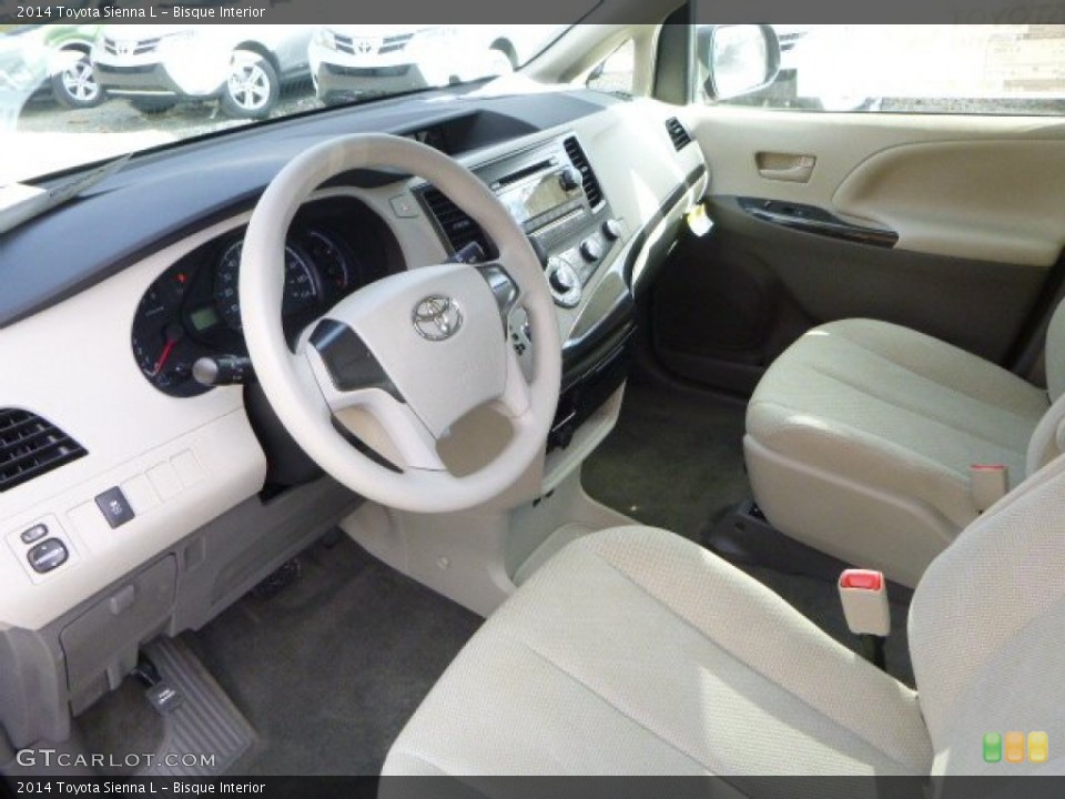 Bisque Interior Prime Interior for the 2014 Toyota Sienna L #87466344