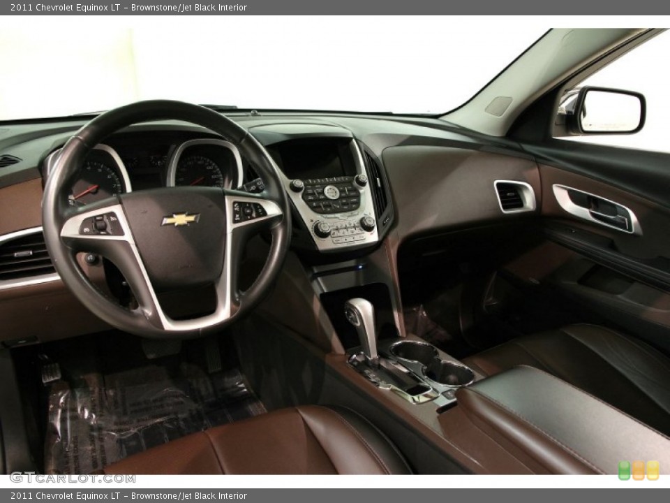 Brownstone/Jet Black Interior Photo for the 2011 Chevrolet Equinox LT #87473465