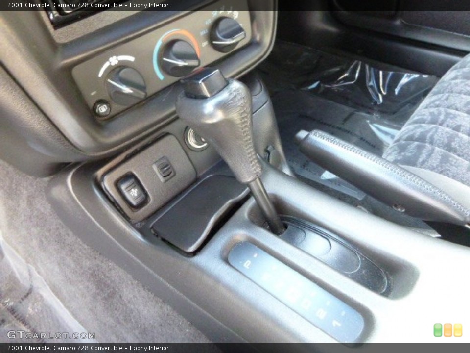 Ebony Interior Transmission for the 2001 Chevrolet Camaro Z28 Convertible #87475478
