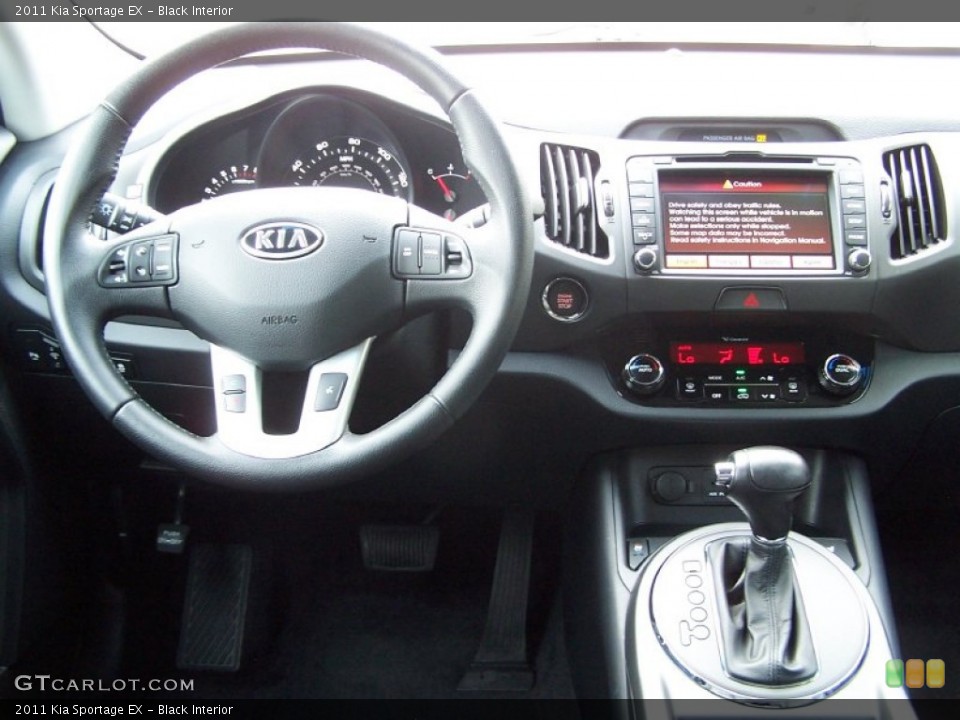 Black Interior Dashboard for the 2011 Kia Sportage EX #87479225