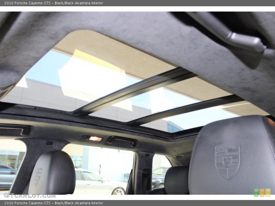 Black/Black Alcantara Interior Sunroof for the 2010 Porsche Cayenne GTS #87484733