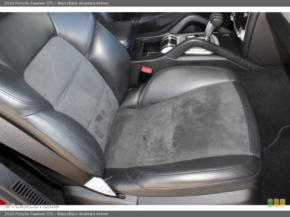 Black/Black Alcantara Interior Front Seat for the 2010 Porsche Cayenne GTS #87485141
