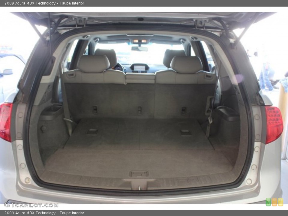 Taupe Interior Trunk for the 2009 Acura MDX Technology #87485816