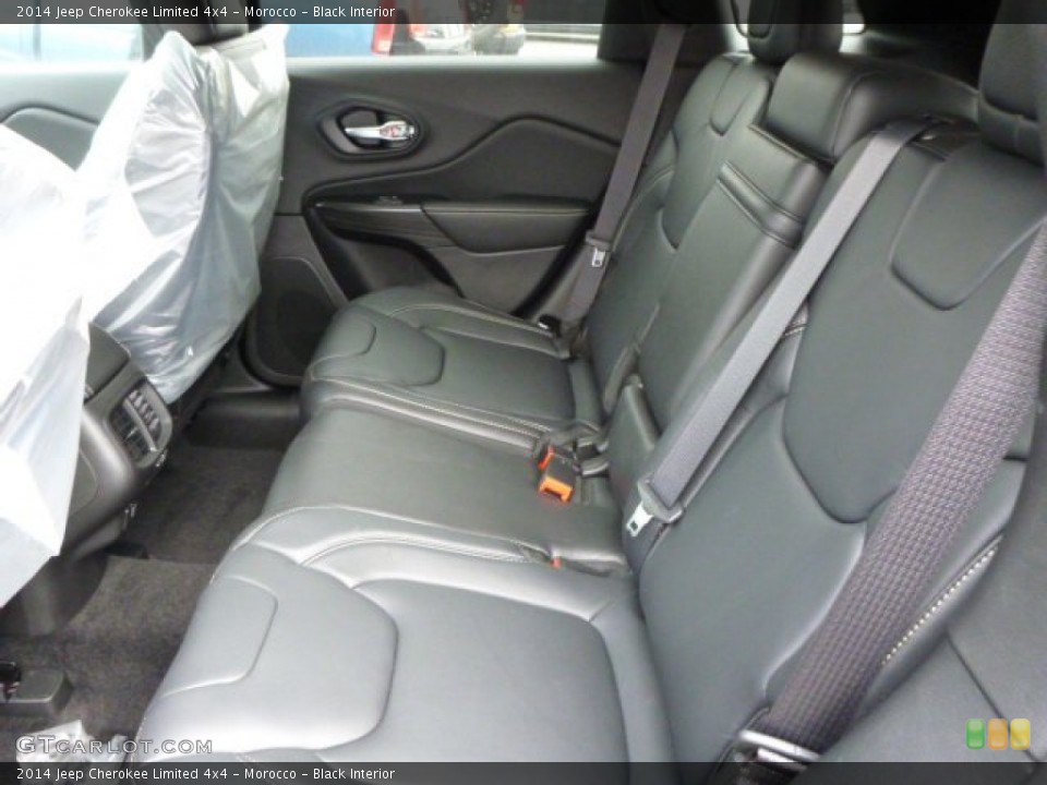 Morocco - Black Interior Rear Seat for the 2014 Jeep Cherokee Limited 4x4 #87486563