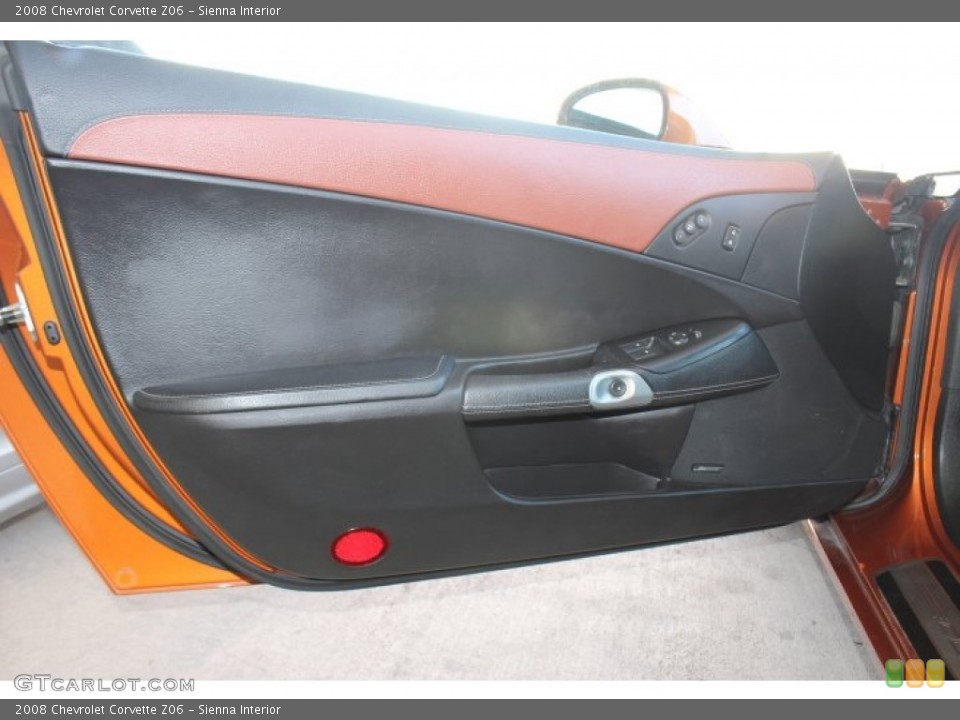Sienna Interior Door Panel for the 2008 Chevrolet Corvette Z06 #87486824