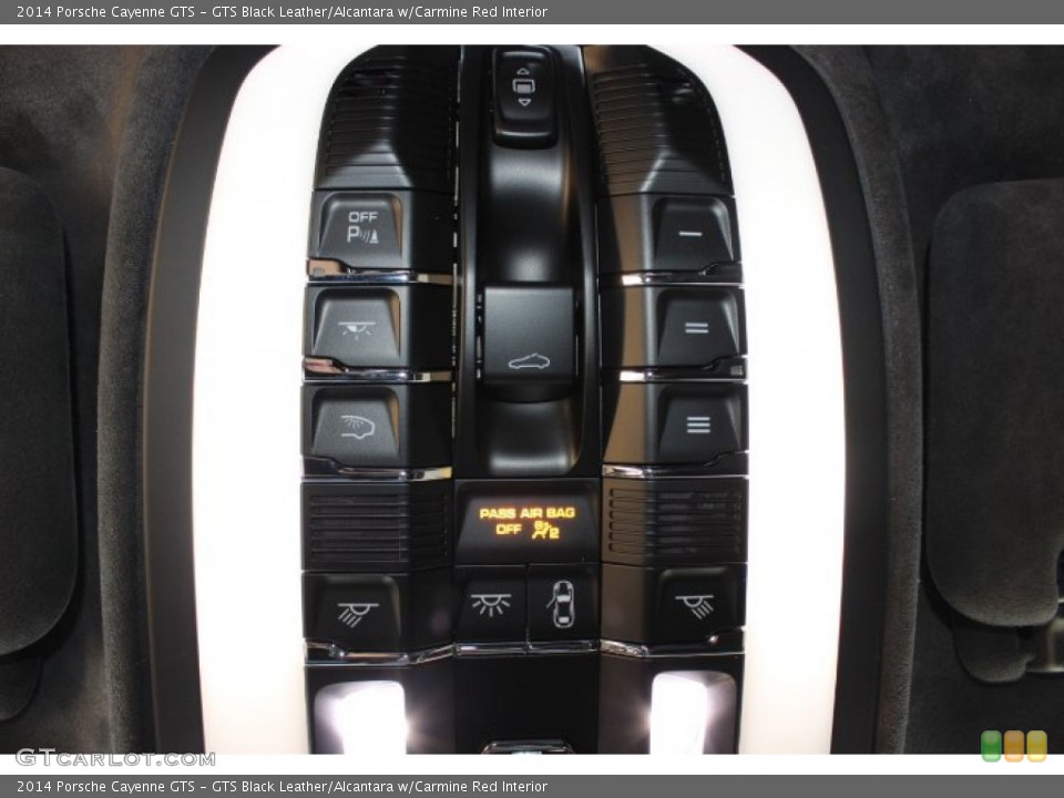 GTS Black Leather/Alcantara w/Carmine Red Interior Controls for the 2014 Porsche Cayenne GTS #87487400