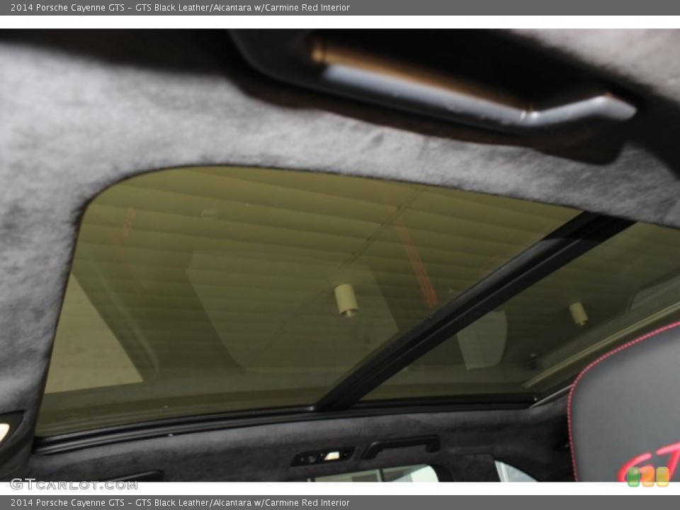 GTS Black Leather/Alcantara w/Carmine Red Interior Sunroof for the 2014 Porsche Cayenne GTS #87487415