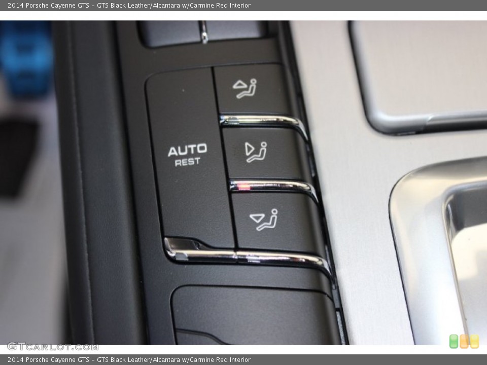 GTS Black Leather/Alcantara w/Carmine Red Interior Controls for the 2014 Porsche Cayenne GTS #87487466