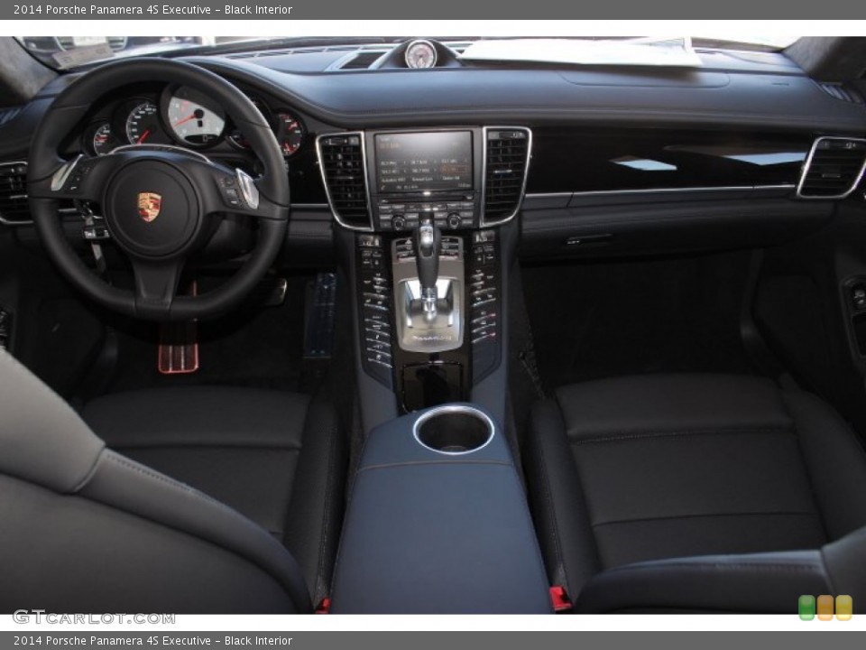 Black Interior Dashboard for the 2014 Porsche Panamera 4S Executive #87488198