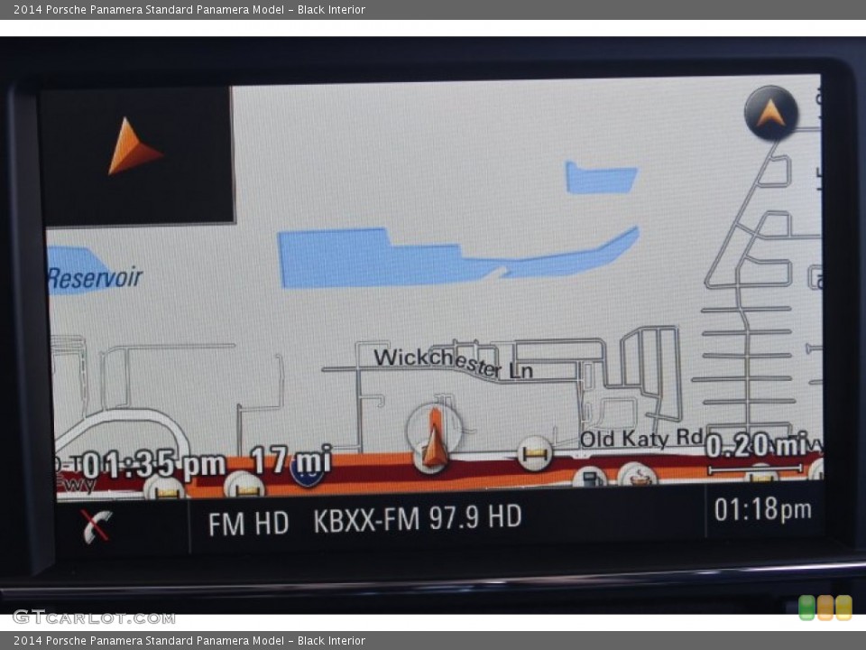 Black Interior Navigation for the 2014 Porsche Panamera  #87488621