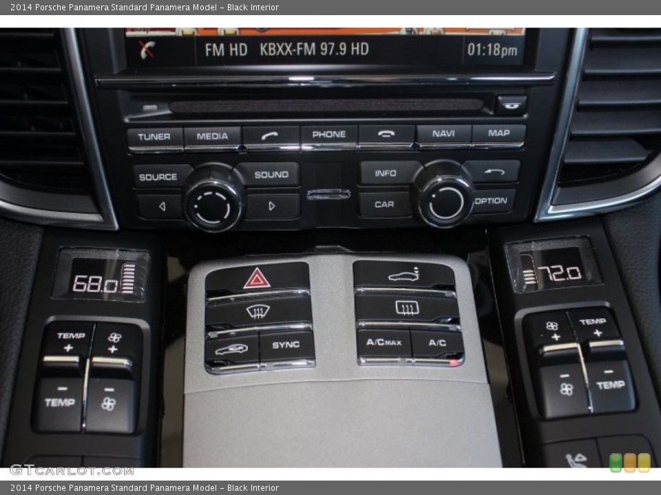 Black Interior Controls for the 2014 Porsche Panamera  #87488651