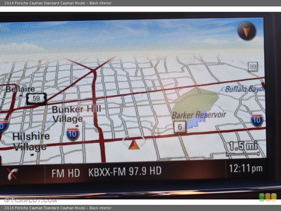 Black Interior Navigation for the 2014 Porsche Cayman  #87490430