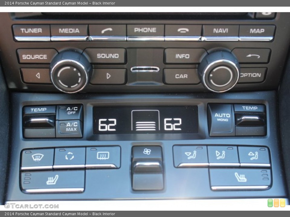 Black Interior Controls for the 2014 Porsche Cayman  #87490442